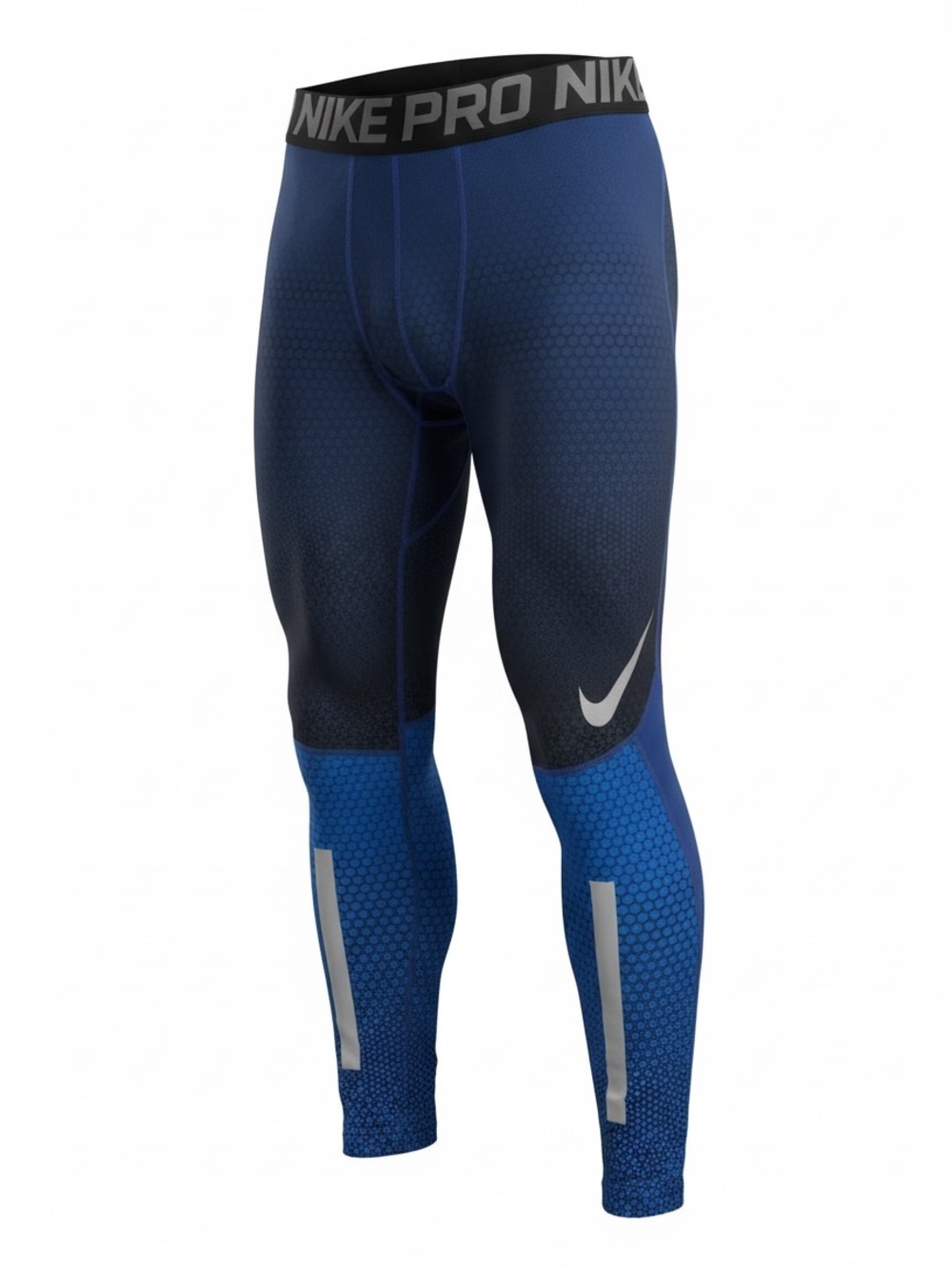 Nike Men’s Compression Tights in Navy and Royal Blue